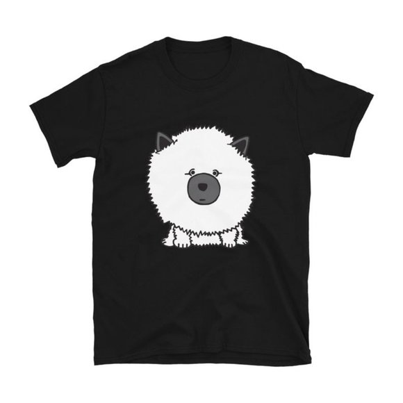 Frank the Keeshond Unisex T-Shirt - Picture 1 of 1